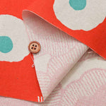 C/L Canvas Printed Fabric - Poppy - nomura tailor