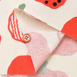10/1 Cotton Canvas Printed Fabric Pumpkin - nomura tailor
