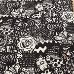 10/1 Cotton Canvas Printed Fabric Mushroom - nomura tailor