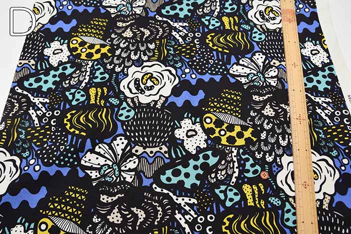 10/1 Cotton Canvas Printed Fabric Mushroom - nomura tailor