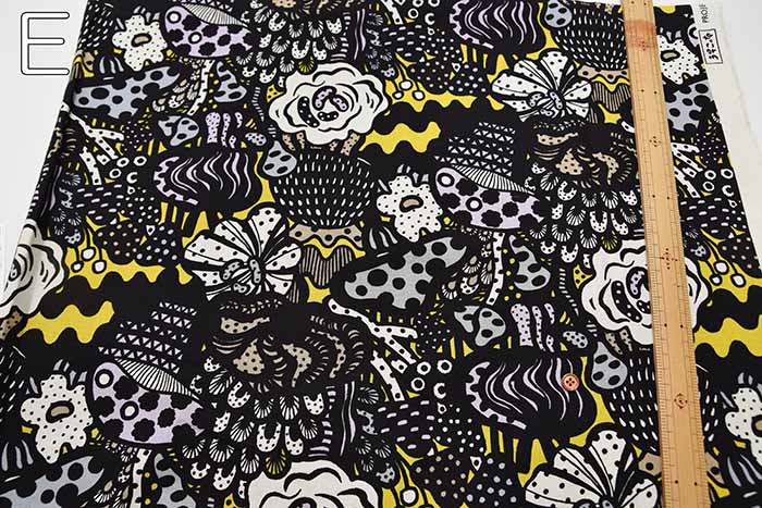 10/1 Cotton Canvas Printed Fabric Mushroom - nomura tailor