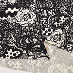 10/1 Cotton Canvas Printed Fabric Mushroom - nomura tailor