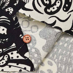 10/1 Cotton Canvas Printed Fabric Mushroom - nomura tailor