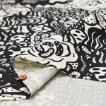 10/1 Cotton Canvas Printed Fabric Mushroom - nomura tailor