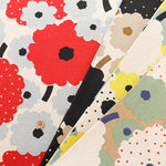 C/L Canvas Print Fabric - Marigold - nomura tailor