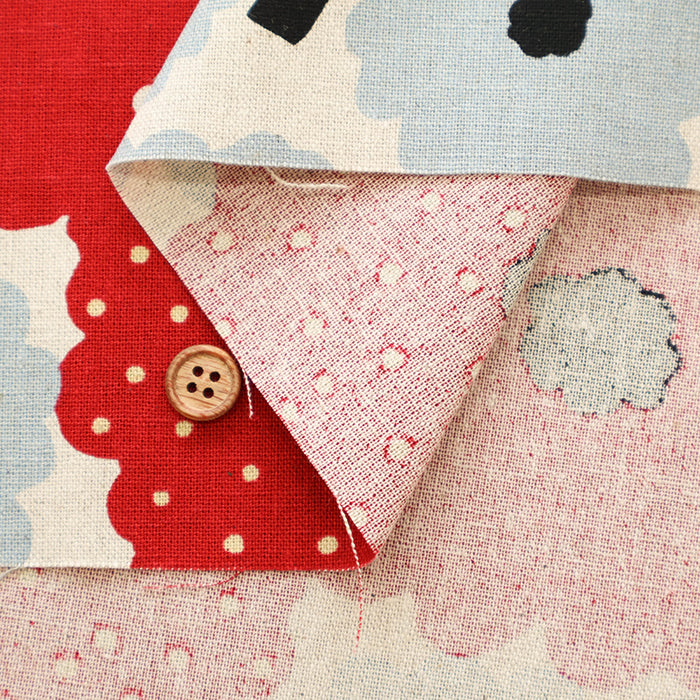 C/L Canvas Print Fabric - Marigold - nomura tailor
