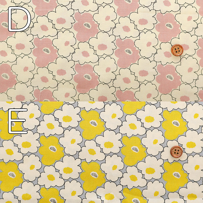 Cotton Broad Fabric - Mini Peach Flower - nomura tailor