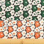 Cotton Broad Fabric - Mini Peach Flower - nomura tailor