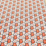 Cotton Broad Fabric - Mini Peach Flower - nomura tailor