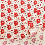 Cotton Broad Fabric - Mini Peach Flower - nomura tailor