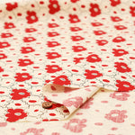 Cotton Broad Fabric - Mini Peach Flower - nomura tailor