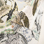 Cotton Dobby Fabric - Japanese Pattern Hawk - nomura tailor