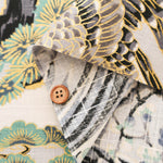 Cotton Dobby Fabric - Japanese Pattern Hawk - nomura tailor
