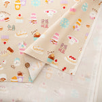 Cotton Oxford Fabric - Hangul Sweets Animal - nomura tailor