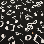 Cotton Oxford Fabric - Musical Notes - nomura tailor