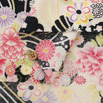 Cotton Scare Embossed Fabric - Japanese Pattern - nomura tailor