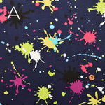 Cotton Oxford Printed Fabric - Splash - nomura tailor