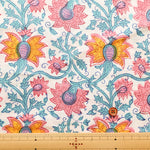 Made in India Cotton Cambric Print Fabric - Ethnic - nomura tailor