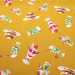 Cotton Oxford Fabric - Cafe Dessert - nomura tailor