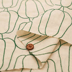 Made in China Cotton Muslin Embroidered Fabric - Green Bell Pepper - nomura tailor