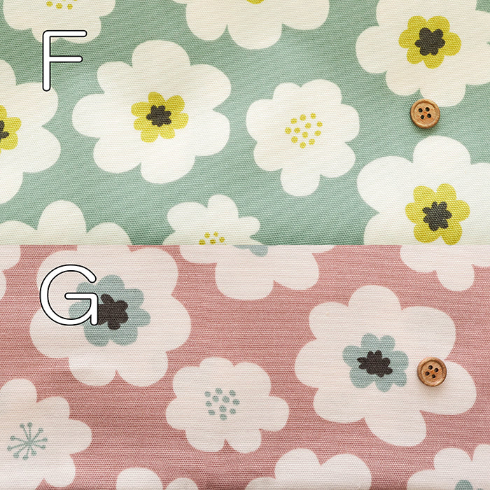 Cotton Oxford Fabric - Nordic Flower - nomura tailor