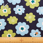 Cotton Oxford Fabric - Nordic Flower - nomura tailor