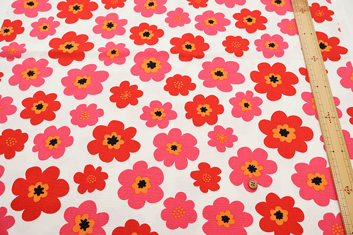 Cotton Oxford Fabric - Nordic Flower - nomura tailor