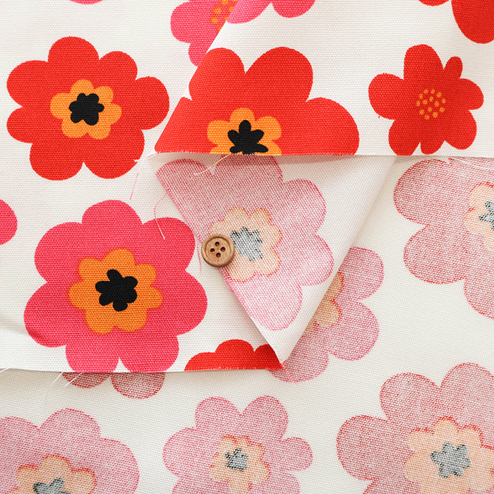 Cotton Oxford Fabric - Nordic Flower - nomura tailor