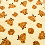 Cotton Oxford Fabric - Bear Cookies - nomura tailor