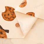 Cotton Oxford Fabric - Bear Cookies - nomura tailor