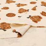 Cotton Oxford Fabric - Bear Cookies - nomura tailor