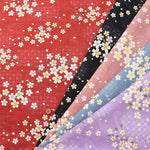 Cotton Southern Cross Print Fabric - Flowing Cherry Blossoms - nomura tailor