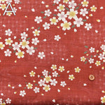 Cotton Southern Cross Print Fabric - Flowing Cherry Blossoms - nomura tailor