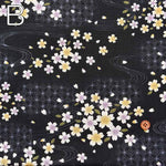 Cotton Southern Cross Print Fabric - Flowing Cherry Blossoms - nomura tailor