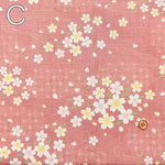 Cotton Southern Cross Print Fabric - Flowing Cherry Blossoms - nomura tailor