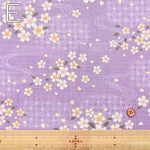 Cotton Southern Cross Print Fabric - Flowing Cherry Blossoms - nomura tailor