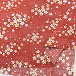 Cotton Southern Cross Print Fabric - Flowing Cherry Blossoms - nomura tailor