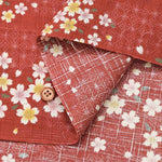 Cotton Southern Cross Print Fabric - Flowing Cherry Blossoms - nomura tailor