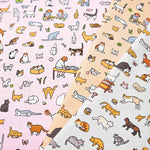 ZERO PER ZERO Cotton Ox Printed Fabric CAT - nomura tailor