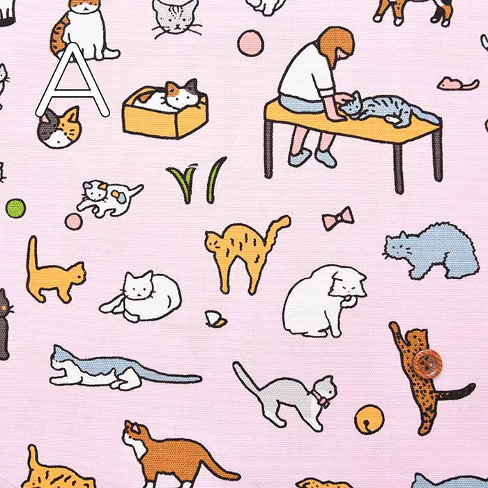 ZERO PER ZERO Cotton Ox Printed Fabric CAT - nomura tailor