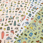 ZERO PER ZERO Cotton Ox Printed Fabric CAMP - nomura tailor