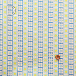 Cotton Muslin printed Fabric 70's Design Fiower Days - nomura tailor