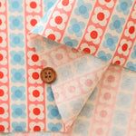 Cotton Muslin printed Fabric 70's Design Fiower Days - nomura tailor