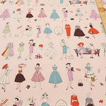 Cotton Muslin Print Fabric Couturiere - Couturière - vol.2 - nomura tailor