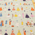 Cotton Muslin Print Fabric Couturiere - Couturière - vol.2 - nomura tailor