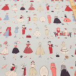 Cotton Muslin Print Fabric Couturiere - Couturière - vol.2 - nomura tailor