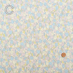 Cotton Oxford Print Fabric - Dram girl Tulip - nomura tailor