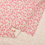 Cotton Oxford Print Fabric - Dram girl Tulip - nomura tailor