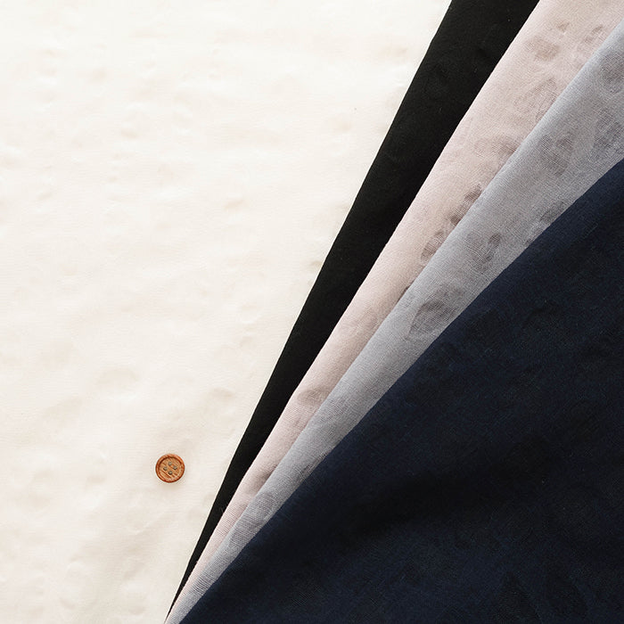 Salt-Shrunk Cotton Single Gauze Fabric - Heart - nomura tailor