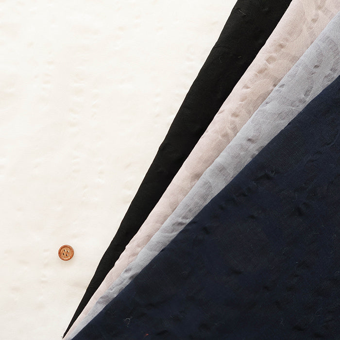 Salt-Shrunk Cotton Single Gauze Fabric - Flower - nomura tailor